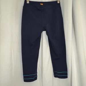 RARE Lucy Activewear Capri Leggings Athletic Workout‎ Cropped Dark Blue WMNS XXS